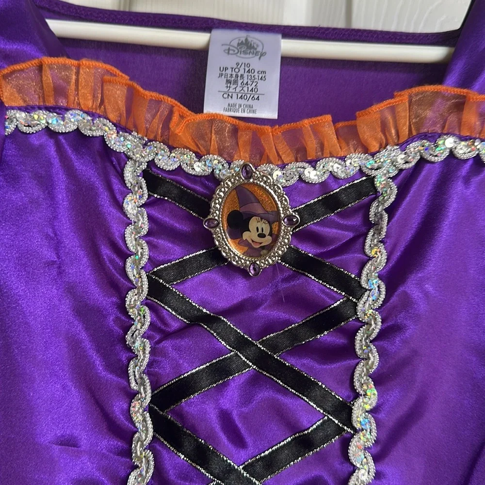 Disney Purple and Orange‎ Minnie, mouse Halloween costume dress